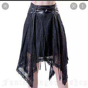 IZA BLACK LACE SKIRT